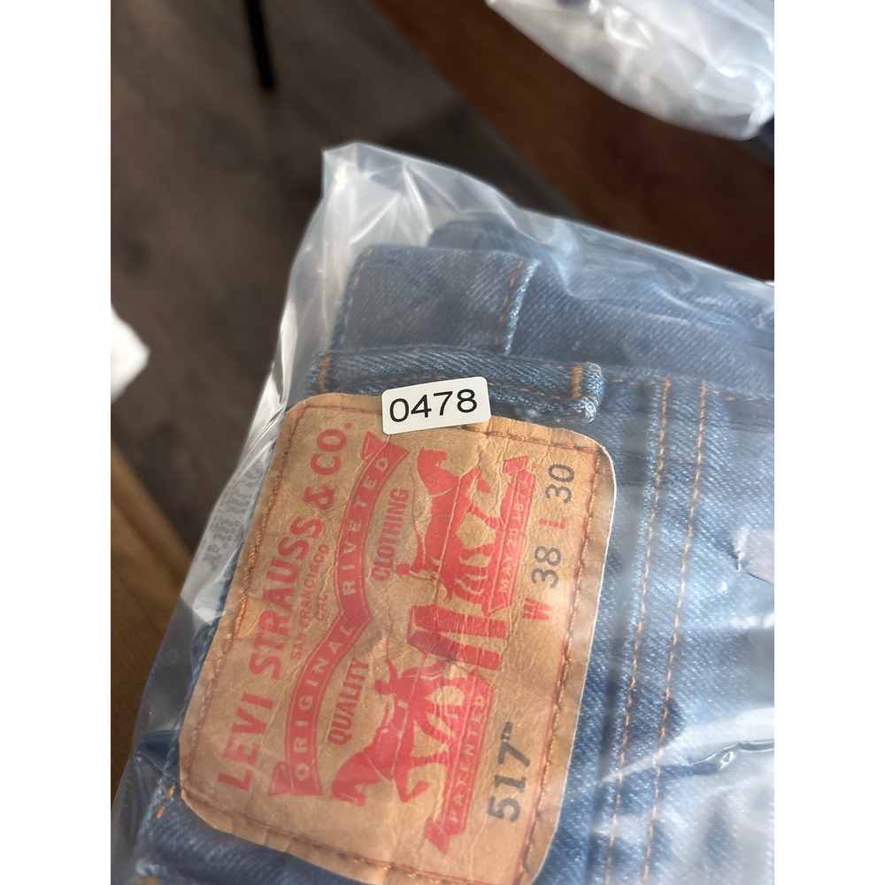 Vintage 00's Levi's 517 Bootcut Made in Mexico Jeans 37x28 - Picture 8 of 8